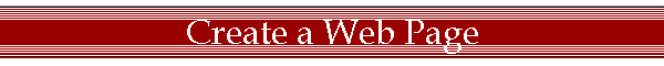 Create a Web Page