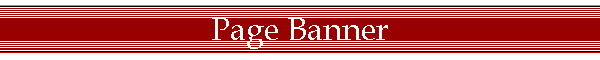 Page Banner