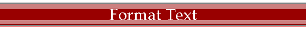 Format Text