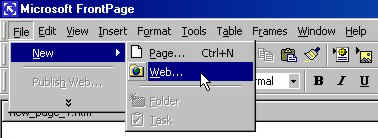 Starting a new web site
