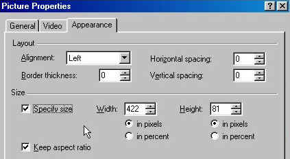 Picture properties