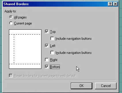Formatting shared borders