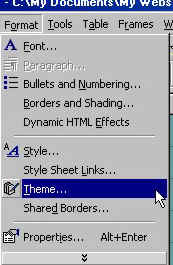 Adding a theme