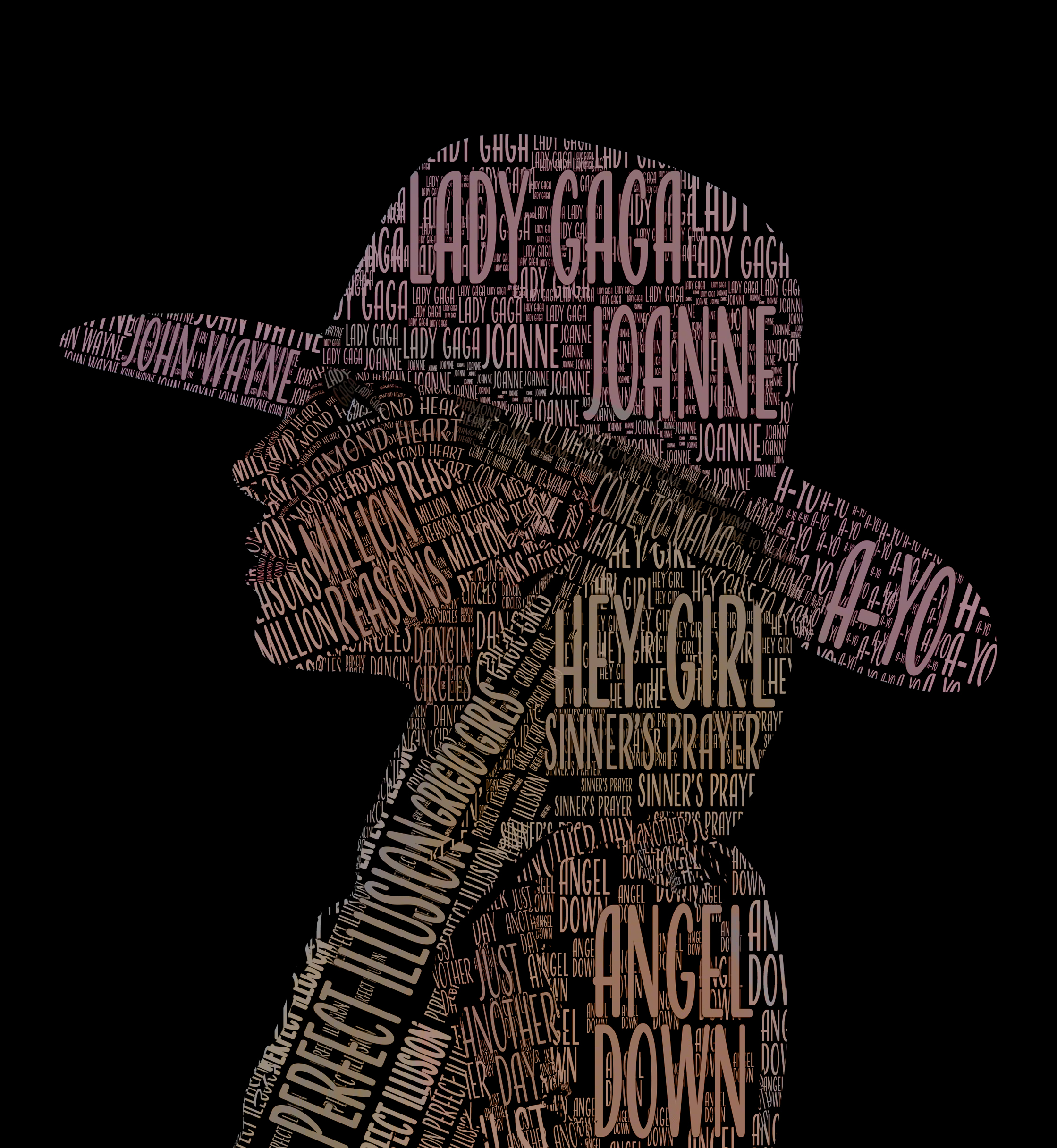 ladygagatypographicalportrait