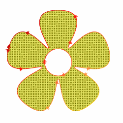 barbed wire flower