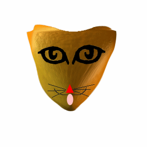 well, he sorta has a face now