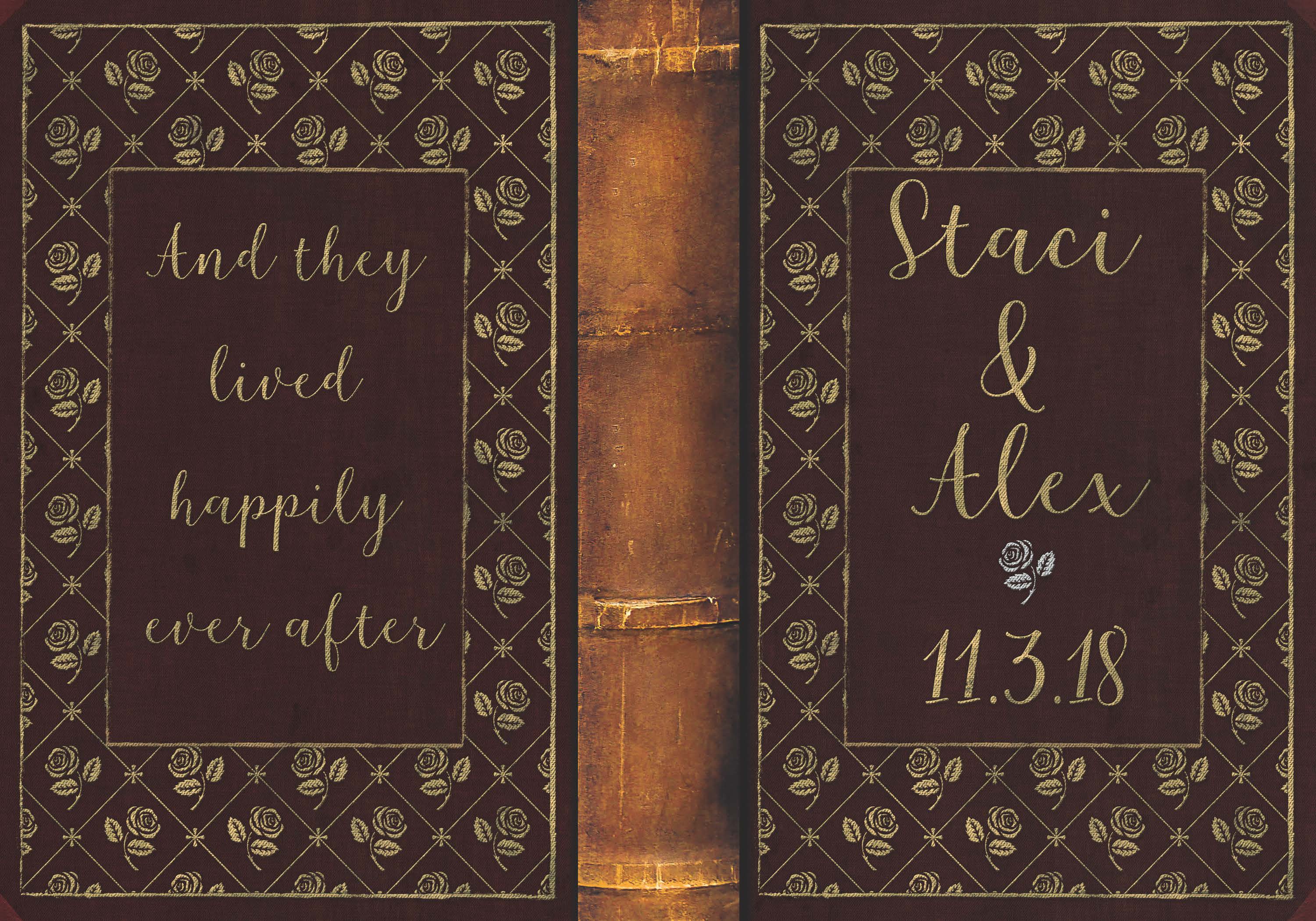 Outside Stacis Wedding Invite