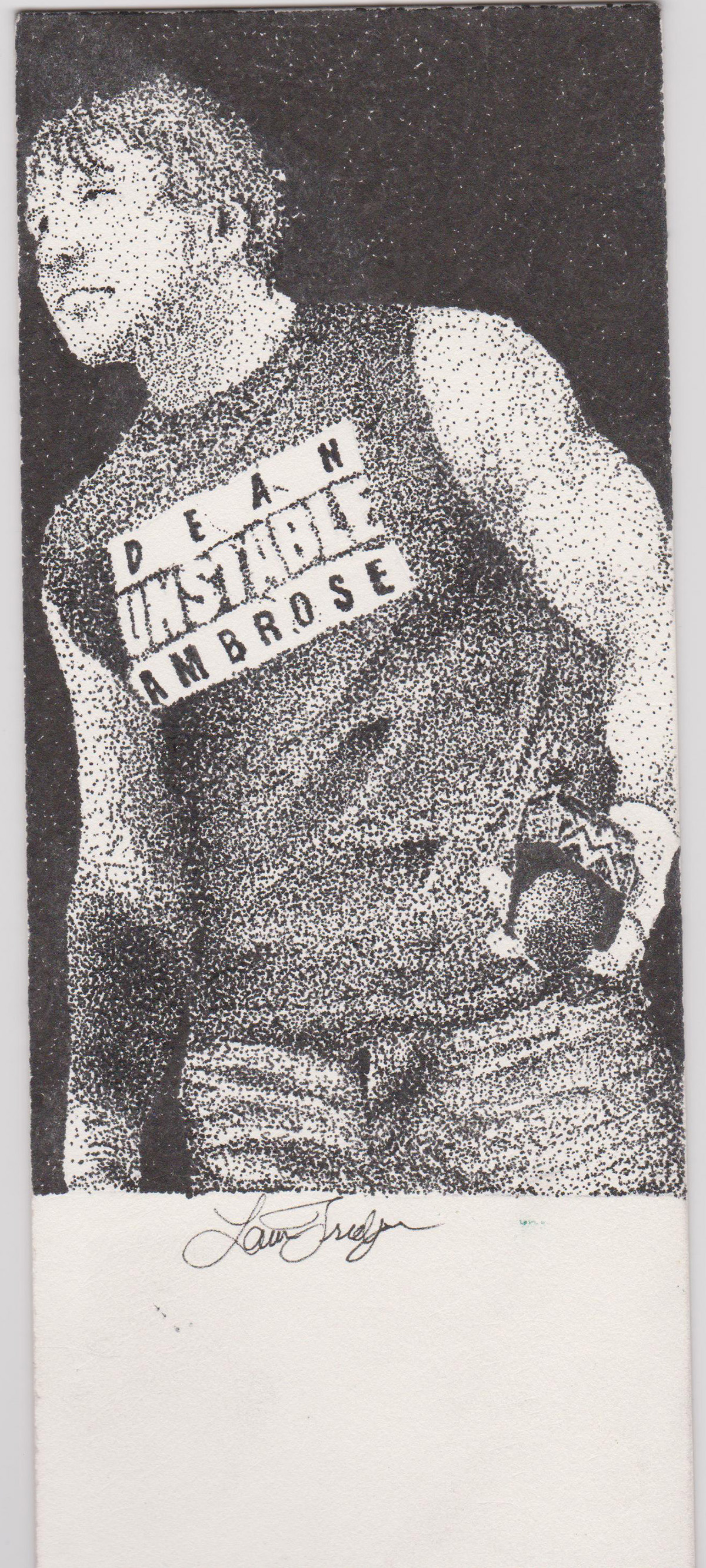 Dean Ambrose Stipple
