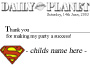 thank you note