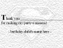 thank you note