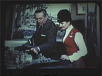 Walt Disney Showing off the begining stages of the Haunted Mansion