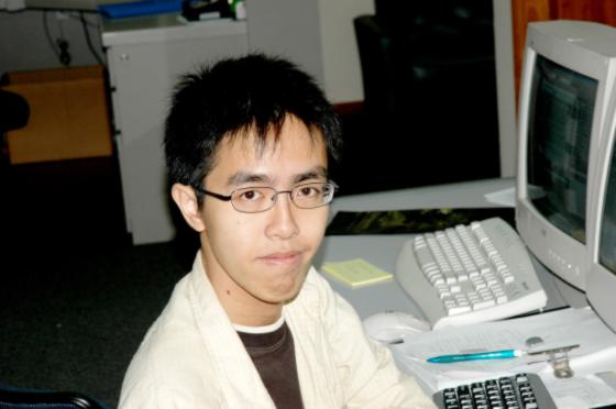 Me at my workstation during my industrial attachment at Wycliffe Bible Translators (Singapore)