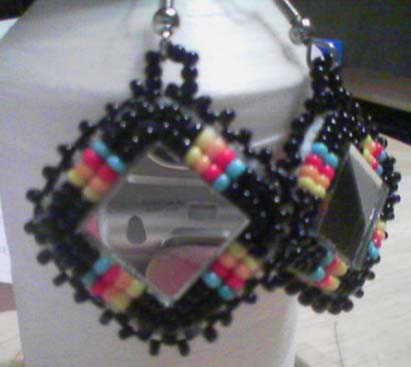 Round or Square hanging earring $10.00