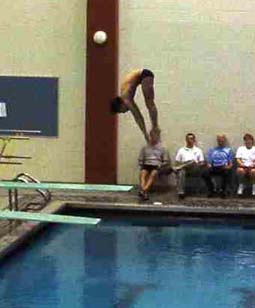 Rob Johnson, the first team state diver