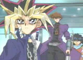 Yami: 'Chocolat?'&nbsp; Kaiba: 'Yesh, how much?' (I'm serious, that's what it sounds like they say!)