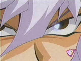 An evil glint in his eye.