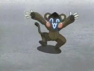 Look, it's dancing for peanuts!