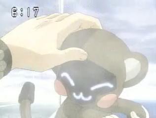 That metallic fur is just too much for Otogi to resist.