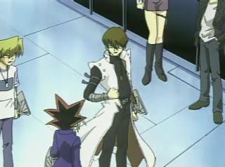 "*hic* Would you care to accompany me, deeear Yuugi? *hichic* Sorry, Jou, I always *hic* offer my arm to the ladies first *giggle*."