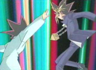 Take a trip through Yami's brain, swirly colours all 'round! Wooh!