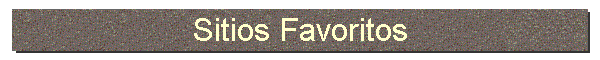 Sitios Favoritos