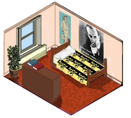 a scale drawing of a fantasy room