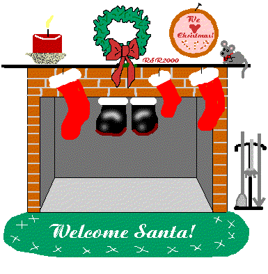 animatedsantaonhearth