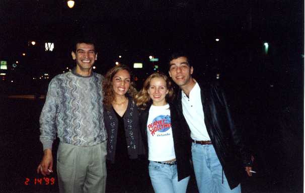 The first friends in San Francisco.