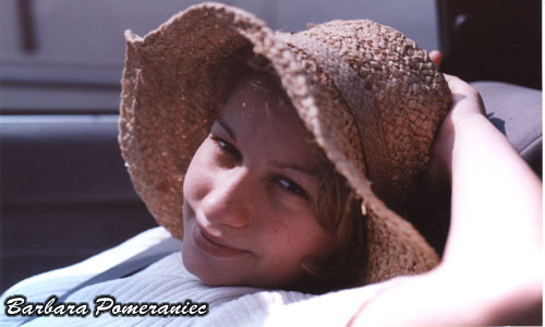 Barbara Bretas enjoying the peace of the ride back.