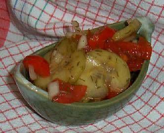 Cuke Tomato Salad Picture