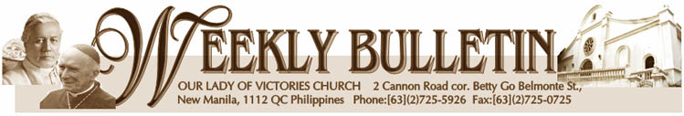 OLVC Weekly Bulletin