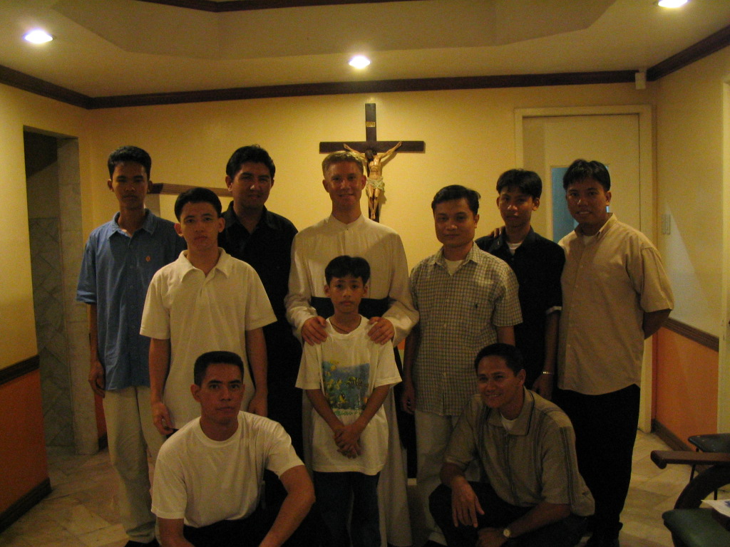 With newest assigned priest in the Philippines, Fr. Joseph Lester, after an invitational Conference