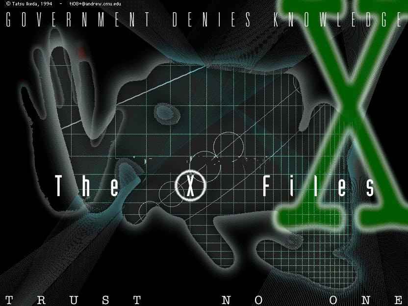 Click on the XFILES LOGO 2 follow the trail 2 CHaSKi's conspiracies-page...
