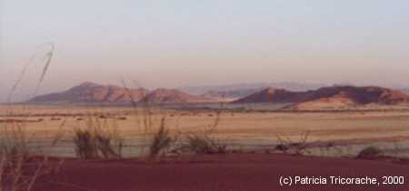 Sunset on the Namib Desert - Namibia
