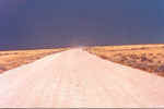 Driving in Etosha, Namibia