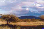 Rainbow over the Waterberg Plateau, Namibia