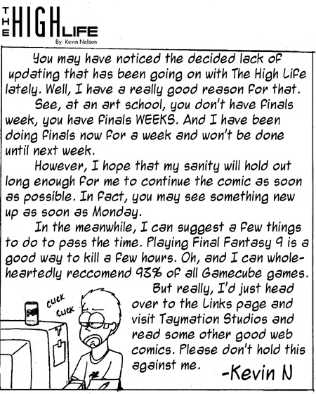 The High Life: December 12, 2003