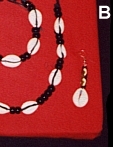 cowrie shell trio