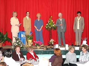 Some of the models & guests at the beginning of the show