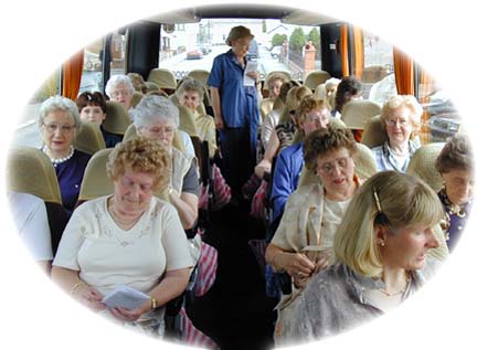 Roll call before departing for Carlingford