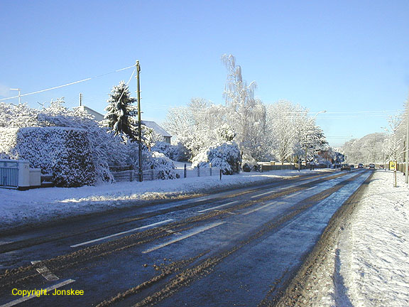The main road from Downpatrick to Belfast.
