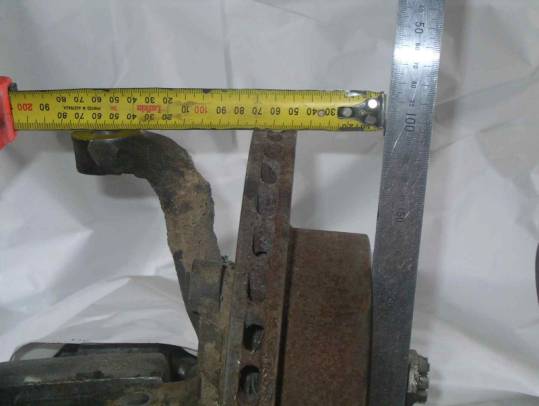 fitting disc brakes to old frame