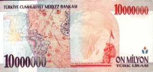 10 Million Turkish Lira