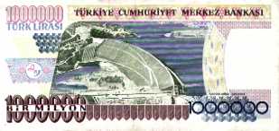 1 Million Turkish Lira