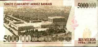 5 million Turkish Lira