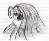 A girl's head