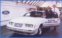 84 20th Anniversary Mustang
