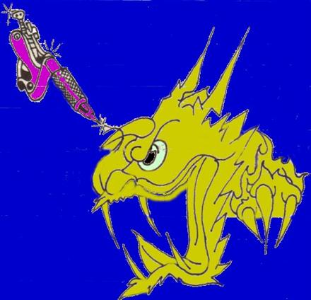 Dragon and Tattoo gun