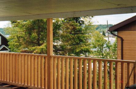 Approx 16' x 20' deck.