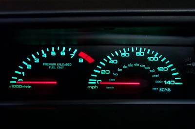 tach and speedo